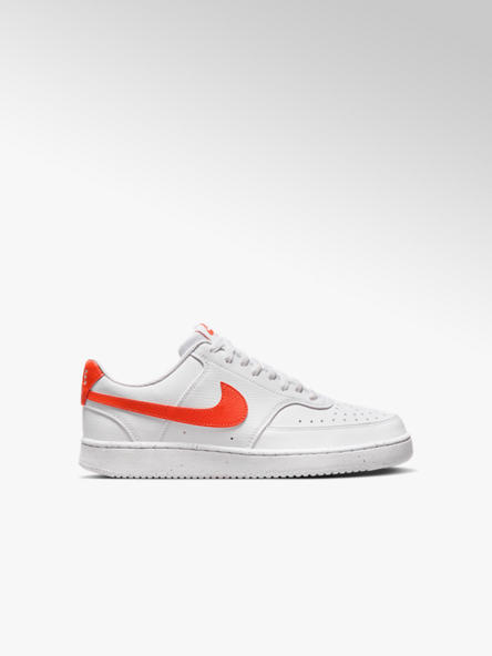 NIKE biało-czerwone sneakersy męskie Nike Court Vision Low