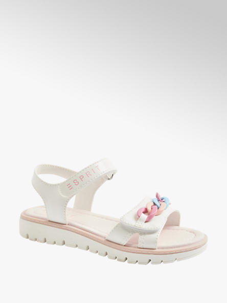 Esprit biało-różowe sandały dziewczęce Esprit