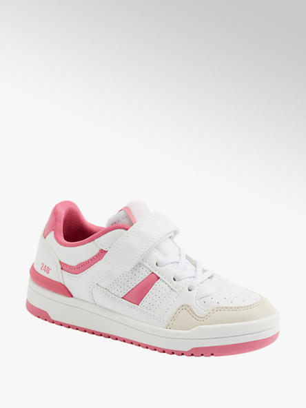 Graceland biało-różowe sneakersy dziewczęce Graceland