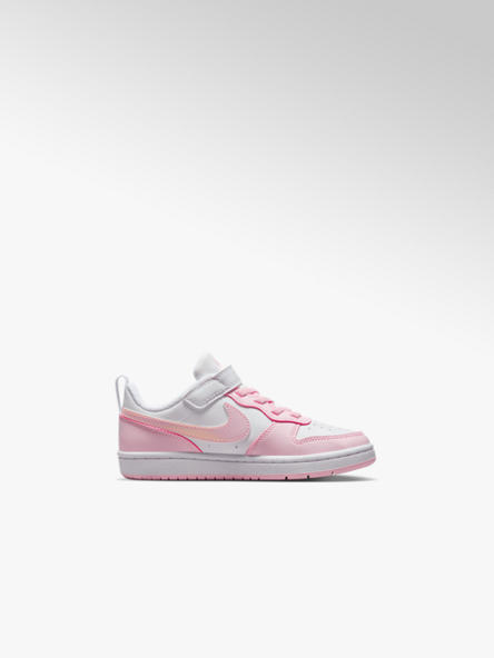 NIKE biało-różowe sneakersy dziewczęce Nike Court Borough Low