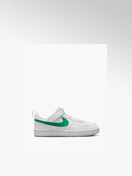 NIKE biało-zielone sneakersy dziecięce Nike Court Borough Low 