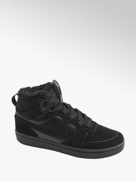 NIKE czarne ocieplane sneakersy dziecięce Nike Court Borough Mid 2