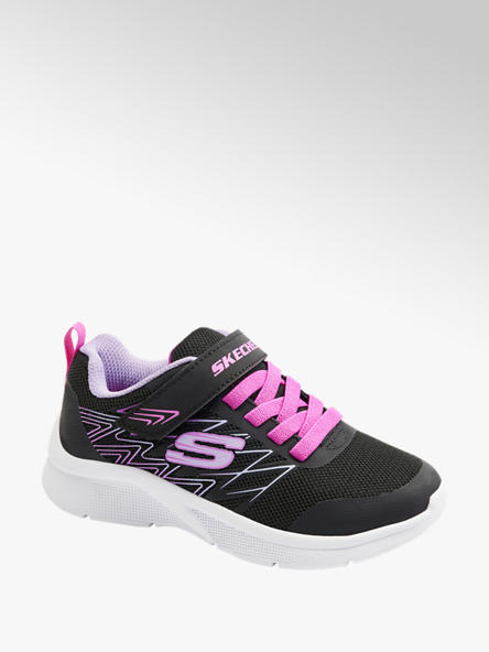 Skechers czarno-fioletowe sneakersy dziewczęce Skechers 