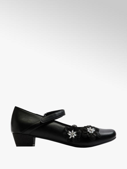 Graceland eleganckie czarne buty dziewczęce
