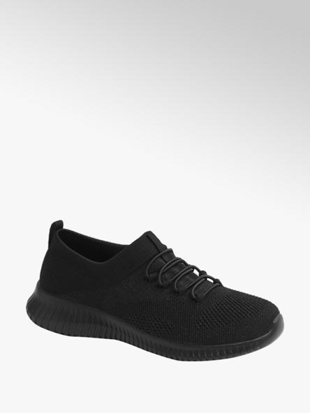 Graceland Čierne slip-on tenisky Graceland