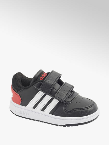 adidas Čierne tenisky na suchý zips Adidas Hoops 2.0 CMF I