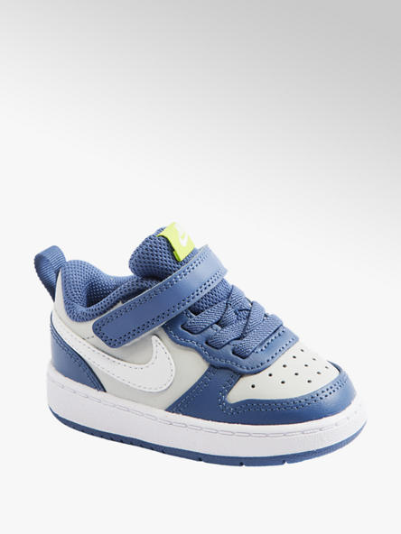 NIKE niebiesko-białe sneakersy dziecięce NIKE COURT BOROUGH LOW 2 (TDV)