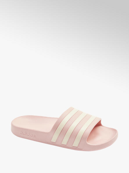 adidas różowo-białe klapki damskie adidas