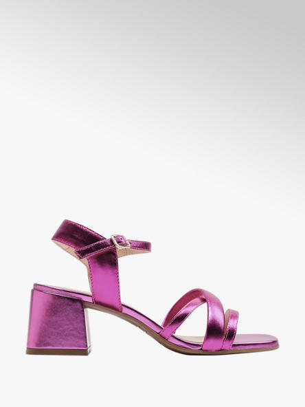 5th Avenue Leder Sling Sandaletten in Pink