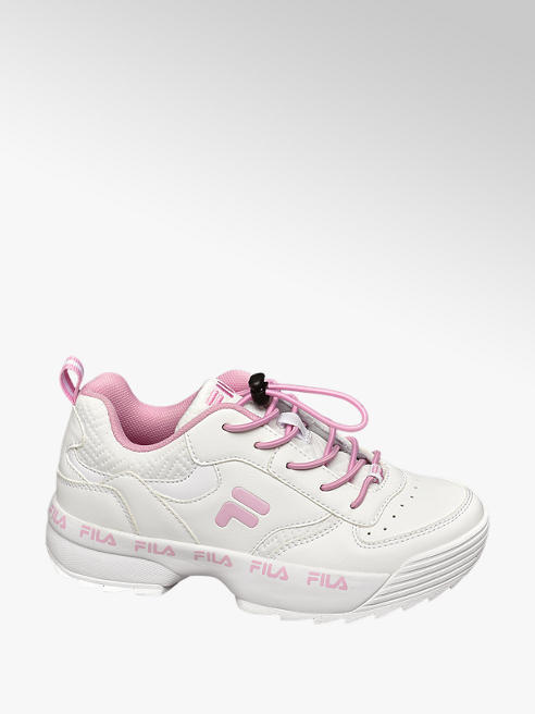 Junior Girls Fila White Chunky Trainers - Kids