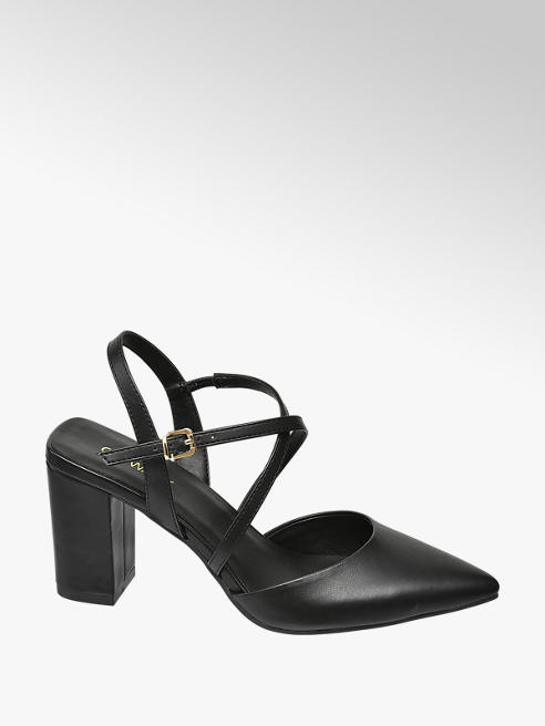 Catwalk Kadın Siyah Topuklu Ayakkabı