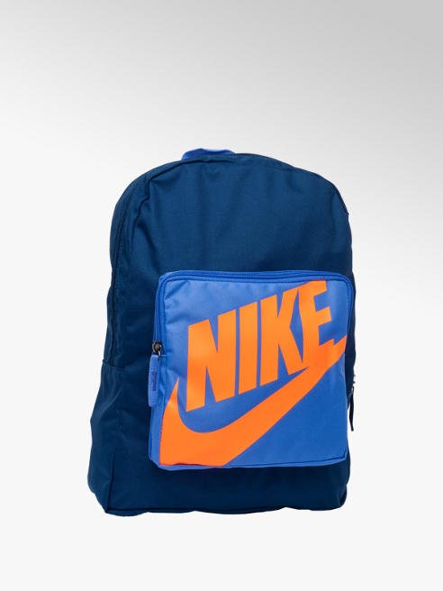 nike backpack blue and orange