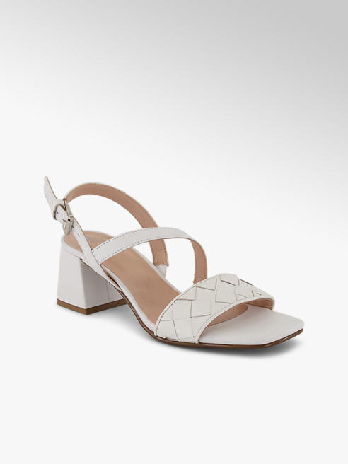 Varese Varese Mina Damen Hohe Sandalette Weiss