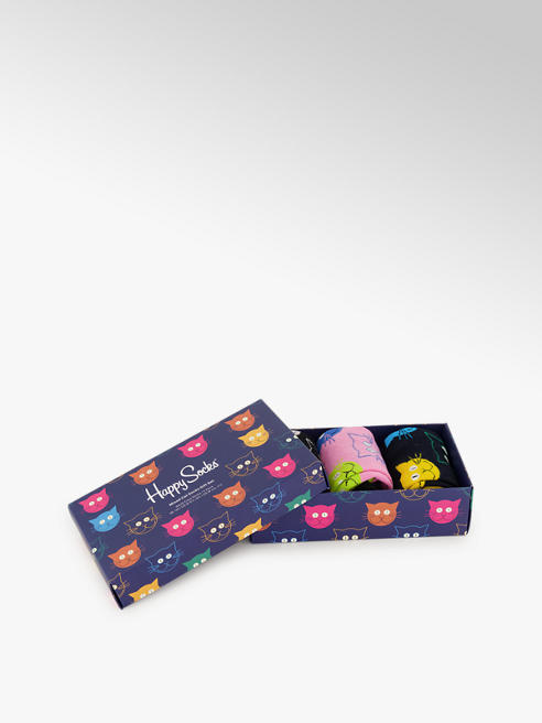 Happy Socks Happy Socks Mixed Cat confezione regalo calzini donna 36-40