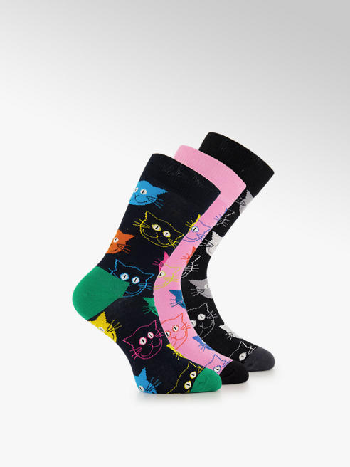 Happy Socks Happy Socks Mixed Cat coffret cadeau chaussettes hommes 41-46