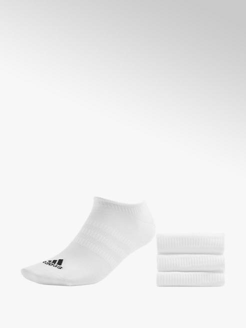 adidas 3-pak białych krótkich skarpetek adidas
