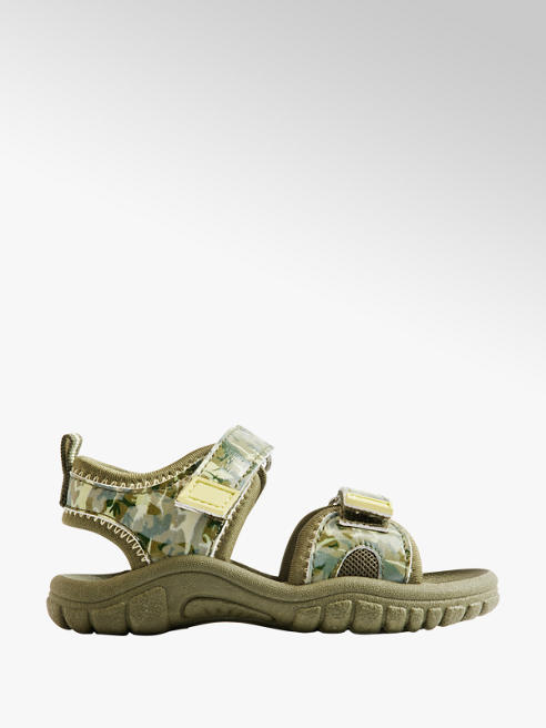 Bobbi-Shoes zielone sandałki chłopięce Bobbi-Shoes we wzór w moro