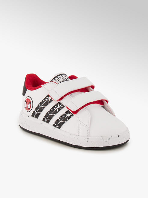 Adidas adidas Grand Court Spider Man sneaker bambino bianco
