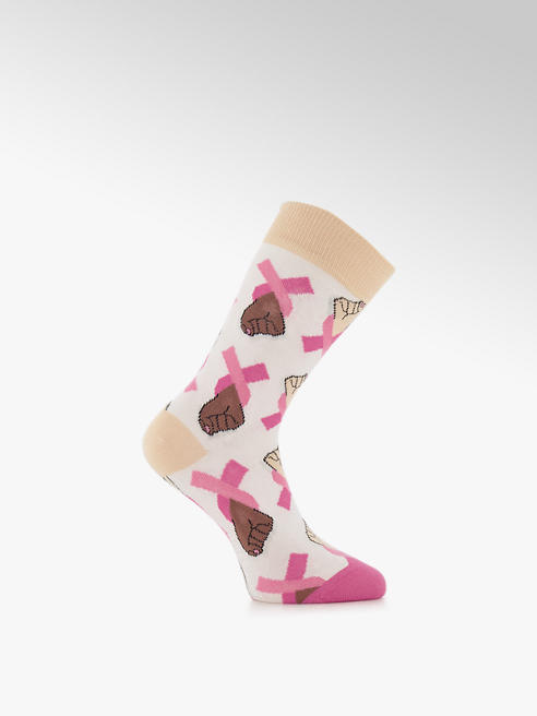 Dilly Socks Dilly Socks Pink Ribbon calzini 36-40 | 41-46