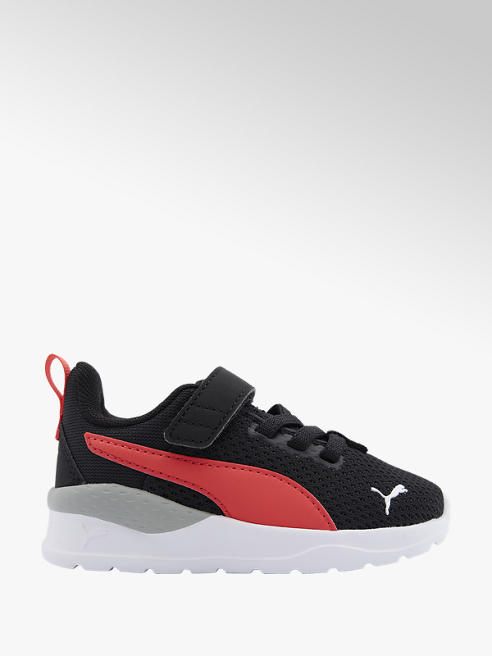 Puma czarno-czerwone sneakersy dziecięce Puma Anzarun Lite