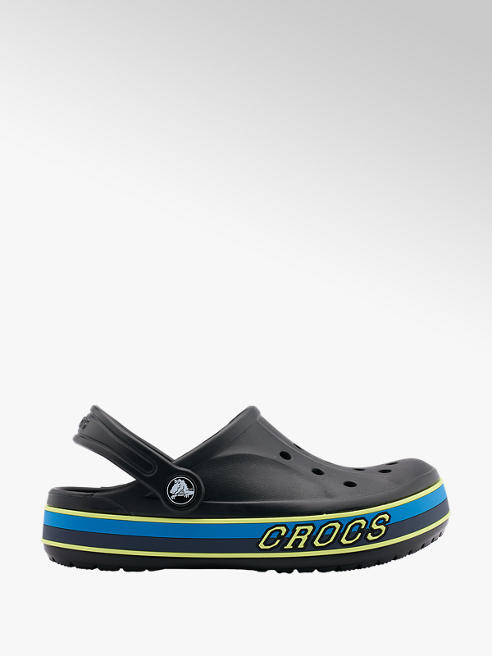 Crocs czarno-niebieskie klapki dziecięce Crocs Sportband Clog