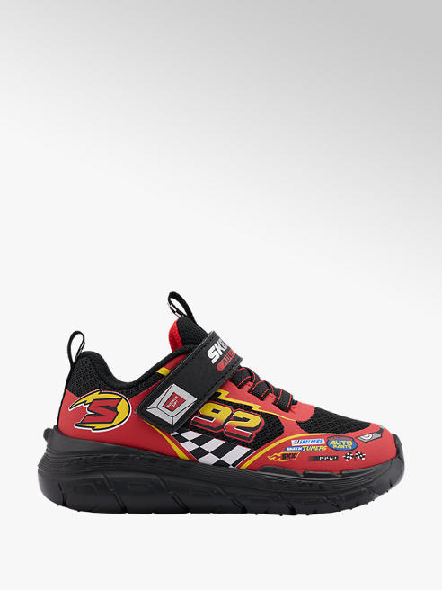 Skechers czarno-czerwone sneakersy dziecięce Skechers