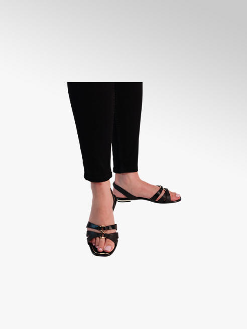 ALDO Aldo Marassi sandalette plate femmes noir