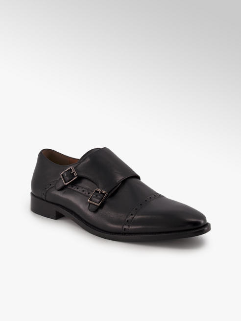 Mathew & Son Mathew & Son Monk scarpa da business uomo nero