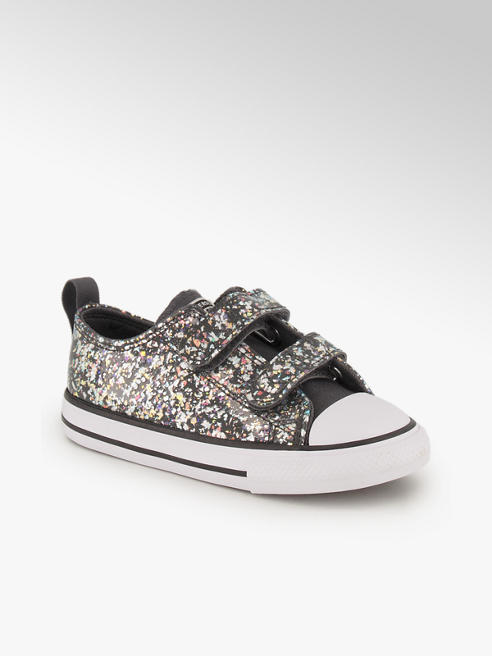 Converse Converse All Star Glitter Mädchen Sneaker Schwarz