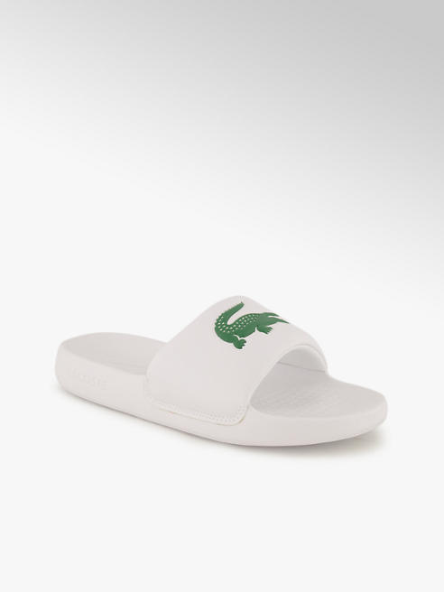 Lacoste Lacoste Croco ciabattine uomo bianco