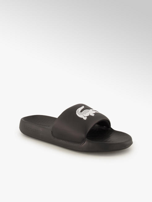 Lacoste Lacoste Croco ciabattine uomo nero