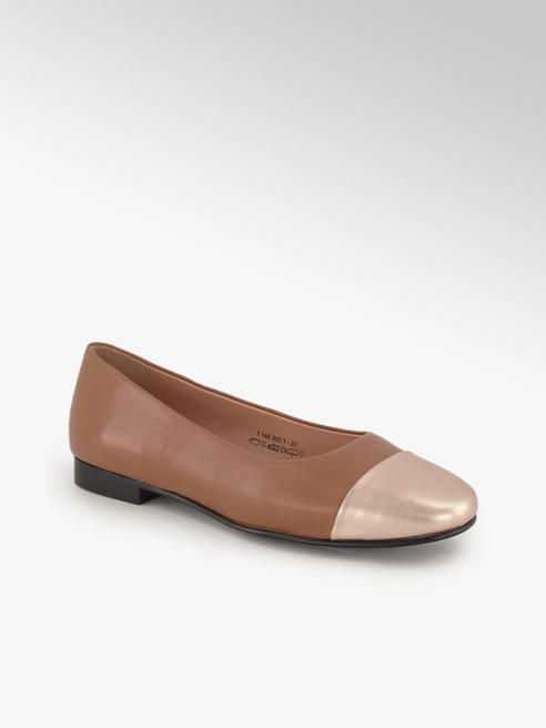 Varese Varese Damen Ballerina Braun