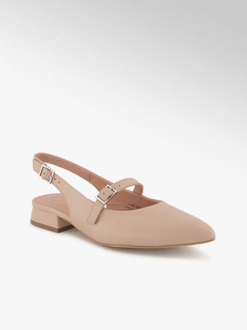 Varese Varese Damen Sling Pumps Beige