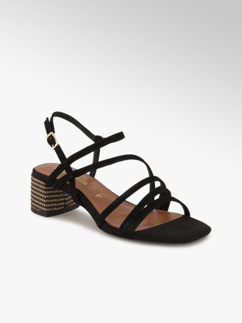 Tamaris Tamaris Damen Hohe Sandalette Schwarz