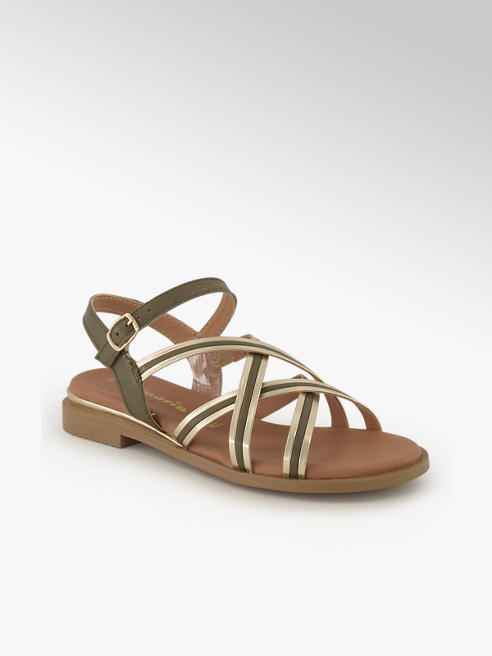 Tamaris Tamaris Damen Flache Sandalette Grün