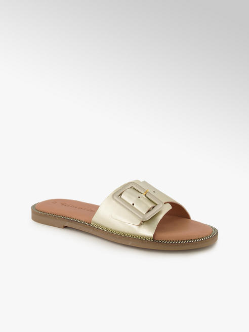 Tamaris Tamaris Damen Pantolette Gold