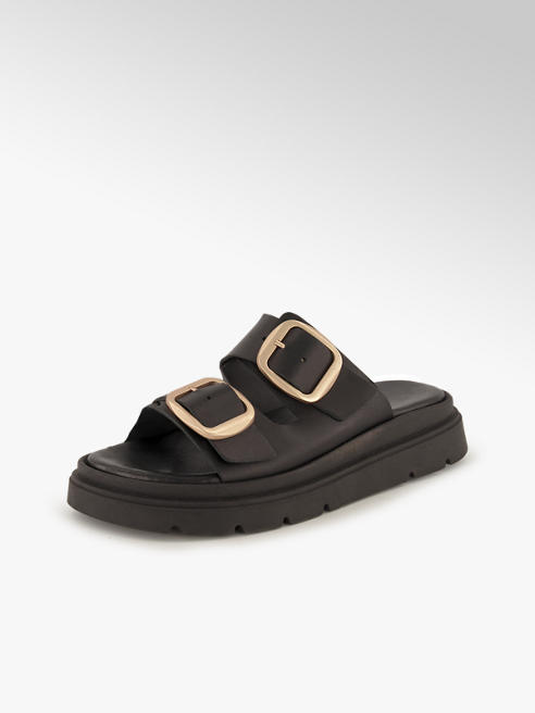 Tamaris Tamaris Damen Pantolette Schwarz