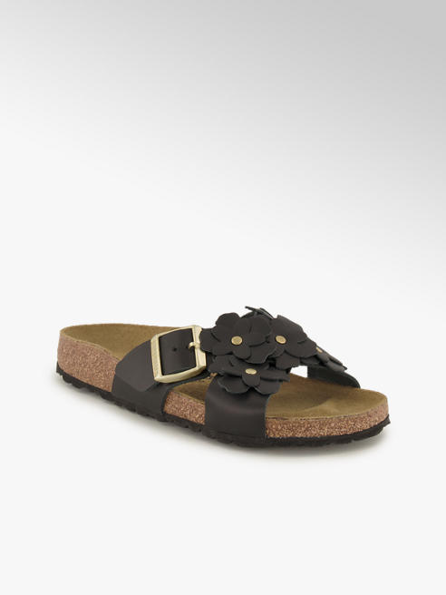 Birkenstock Birkenstock Siena Flowers Damen Pantolette Schwarz