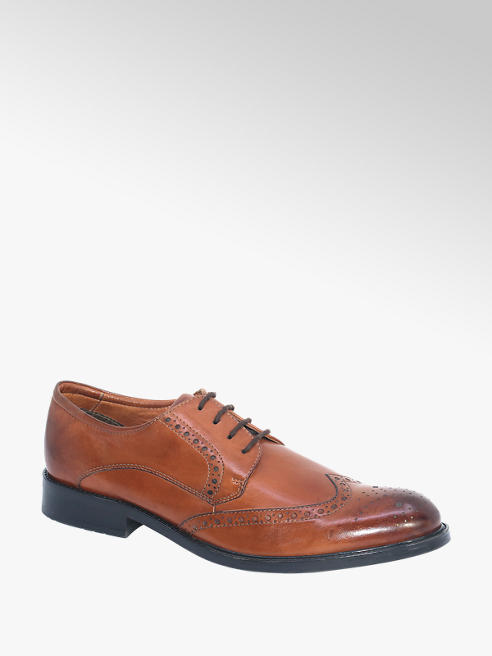 AM Shoe Men's Leather Formal Lace-up 