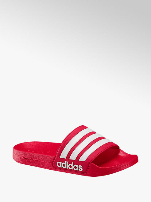 adidas sandal rouge