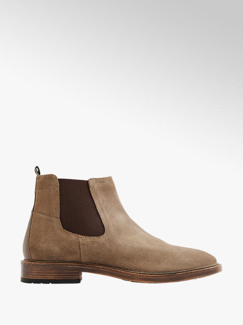 CAFE MODA Chelsea Boots in Taupe