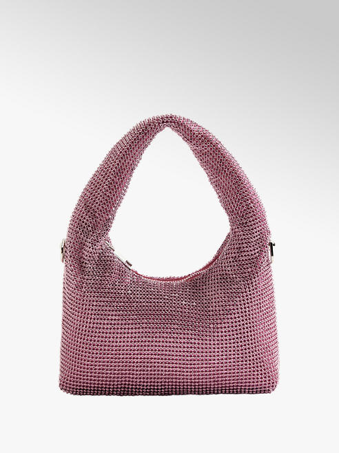 Catwalk Handtasche in Pink mit Glitzer-Optik