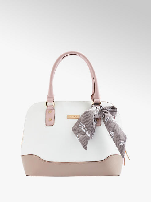 Catwalk Handtasche in Weiß-Pink