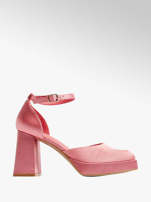 Claudia Ghizzani High Heels in Pink mit Fessel