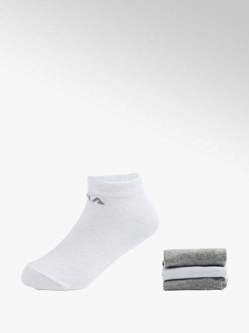 Fila 3er Pack Socken in Grau und Weiß Gr. 23-34