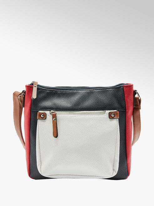 Graceland Handtasche in Blau-Rot-Weiß