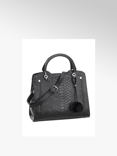 Graceland Handtasche in Schwarz mit Quaste
