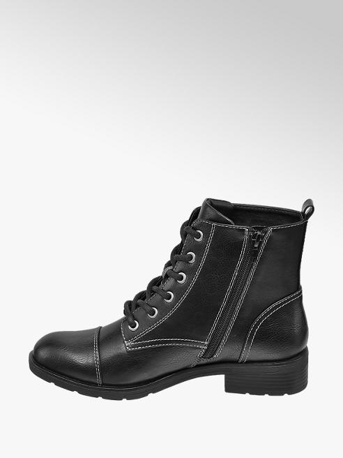 Graceland Ladies Lace-up Ankle Boots Black | Deichmann