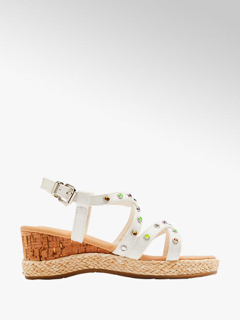 Graceland Mädchen Keil Sandaletten in Weiß