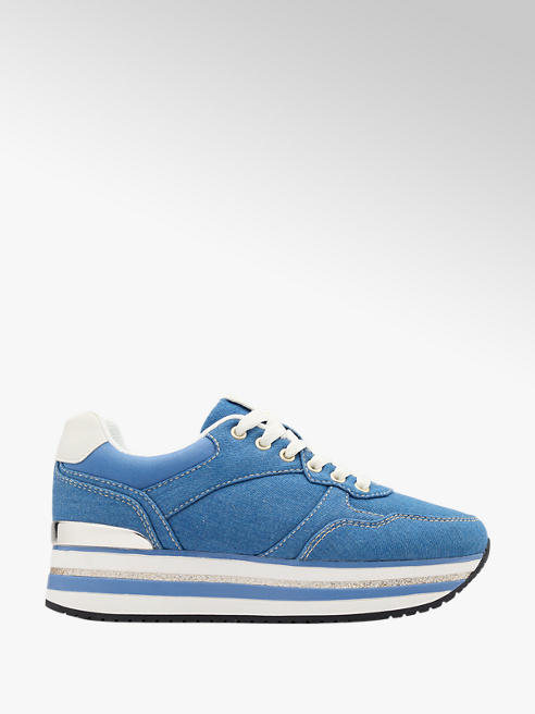 Graceland Plateau Sneaker in Blau